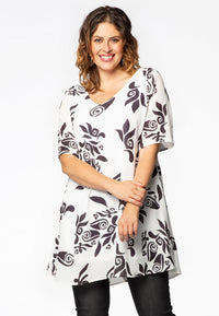 Tunic wide bottom GAUDI - black - #2