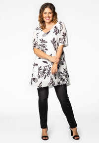 Tunic wide bottom GAUDI - black - #1