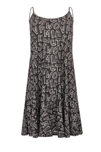 Dress spaghetti straps MIA - black - #4