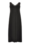 Dress lace v-neck DOLCE - black - #4