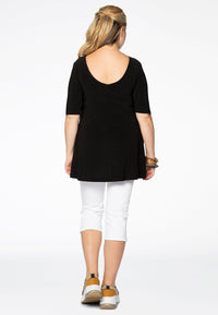 Shirt deep back DOLCE - black - #3
