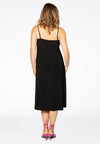 Kleid mit Spaghettiträgern und Rosen DOLCEDress spaghetti rose DOLCE - black - #3
