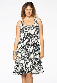 Dress frill PAISLEY FLOWER - white - #1