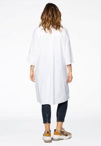 Dress POPLIN - white - #3