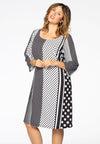 Dress STRIPE DOT - black - #1