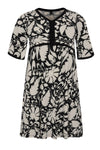 Dress bindings PAISLEY FLOWER - white - #4