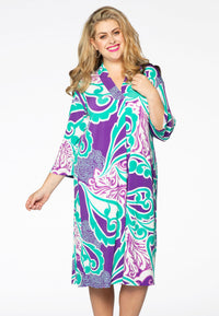 Dress collar SWIRL - purple - #1