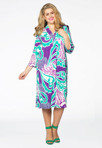 Dress collar SWIRL - purple - #2