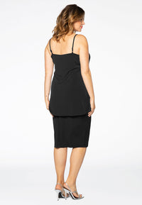 Flare Hemdchen mit Spaghettiträgern DOLCESinglet flare spaghetti DOLCE - black - #3