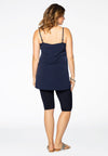 Flare Hemdchen mit Spaghettiträgern DOLCESinglet flare spaghetti DOLCE - blue - #3