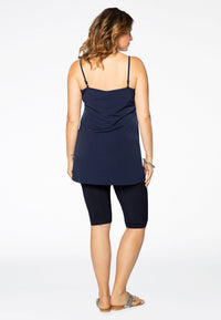 Flare Hemdchen mit Spaghettiträgern DOLCESinglet flare spaghetti DOLCE - blue - #3