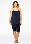 Flare Hemdchen mit Spaghettiträgern DOLCESinglet flare spaghetti DOLCE - blue - #2