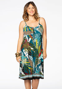 Kleid mit Spaghettiträgern JUNGLEDress spaghetti JUNGLE - multi - #1