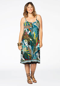 Kleid mit Spaghettiträgern JUNGLEDress spaghetti JUNGLE - multi - #2