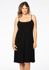 Kleid mit Spaghettiträgern DOLCEDress spaghetti DOLCE - black - #1