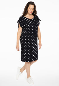 Dress shoulderstring DOTS - black - #1