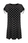 Dress shoulderstring DOTS - black - #4