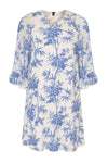 Dress ruffled BAMBOO - white - #4