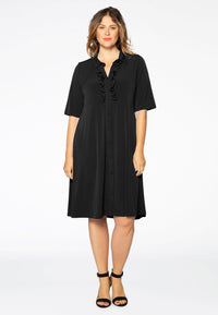 Dress ruffled DOLCE - black - #2