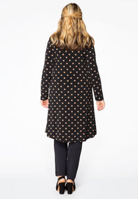 Cardigan wide bottom DOTS - black - #3