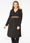 Cardigan wide bottom DOTS - black - #1