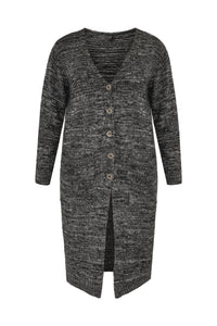 Cardigan mouliné - black - #3