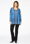 Tunic flare SNAKE - blue - #1