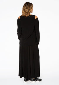 Shirt relax cold shoulder DOLC - black - #3