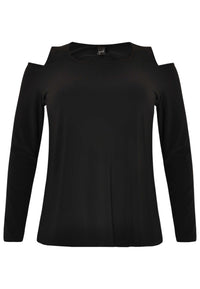 Shirt relax cold shoulder DOLC - black - #4