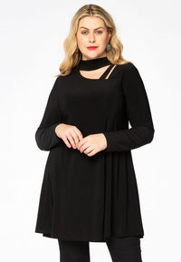 Tunic wide bottom turtle DOLCE - black - #1