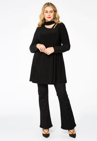 Tunic wide bottom turtle DOLCE - black - #2