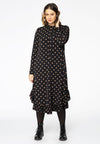 Dress collar DOTS - black - #2