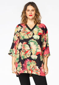 Blouse wide CASSIS - red - #1