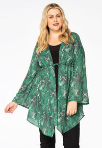 Blouse pointy SNAKE - green - #2
