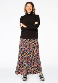 Skirt long PAISLEY - black - #2