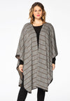 Poncho PRINCE DE GALLES - brown - #2