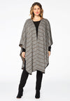 Poncho PRINCE DE GALLES - brown - #1