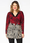 Tunic flare LEO TIGER - red - #1