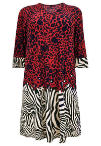 Dress LEO TIGER - red - #4
