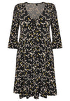 Cardigan ruffled DAISY - black - #4