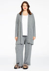 Strickjacke mit Rippe LOUNGECardigan rib LOUNGE - grey - #2