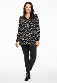 Tunic flare DAISY - black - #2