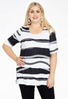 Tunic A-line CHAINS - black - #1