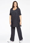 Tunic wide bottom SPRINKLE - black - #2