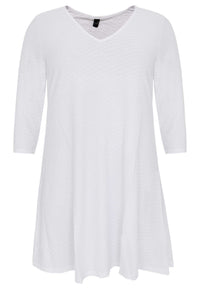 Tunic wide bottom OBLIE - white - #4