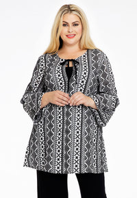 Tunic ruffled sleeve BATISTE - white - #2