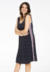 Dress sleeveless SPRINKLE stripe - black - #1
