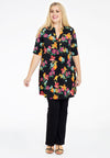 Tunic wide bottom BLOOMY - black - #2