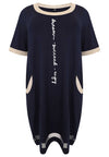 Dress short sleeve ENJOY - blue - #4