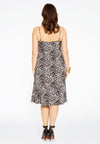 Kleid mit spaghettiträgern LEOPARDSpaghetti dress LEOPARD - brown - #3